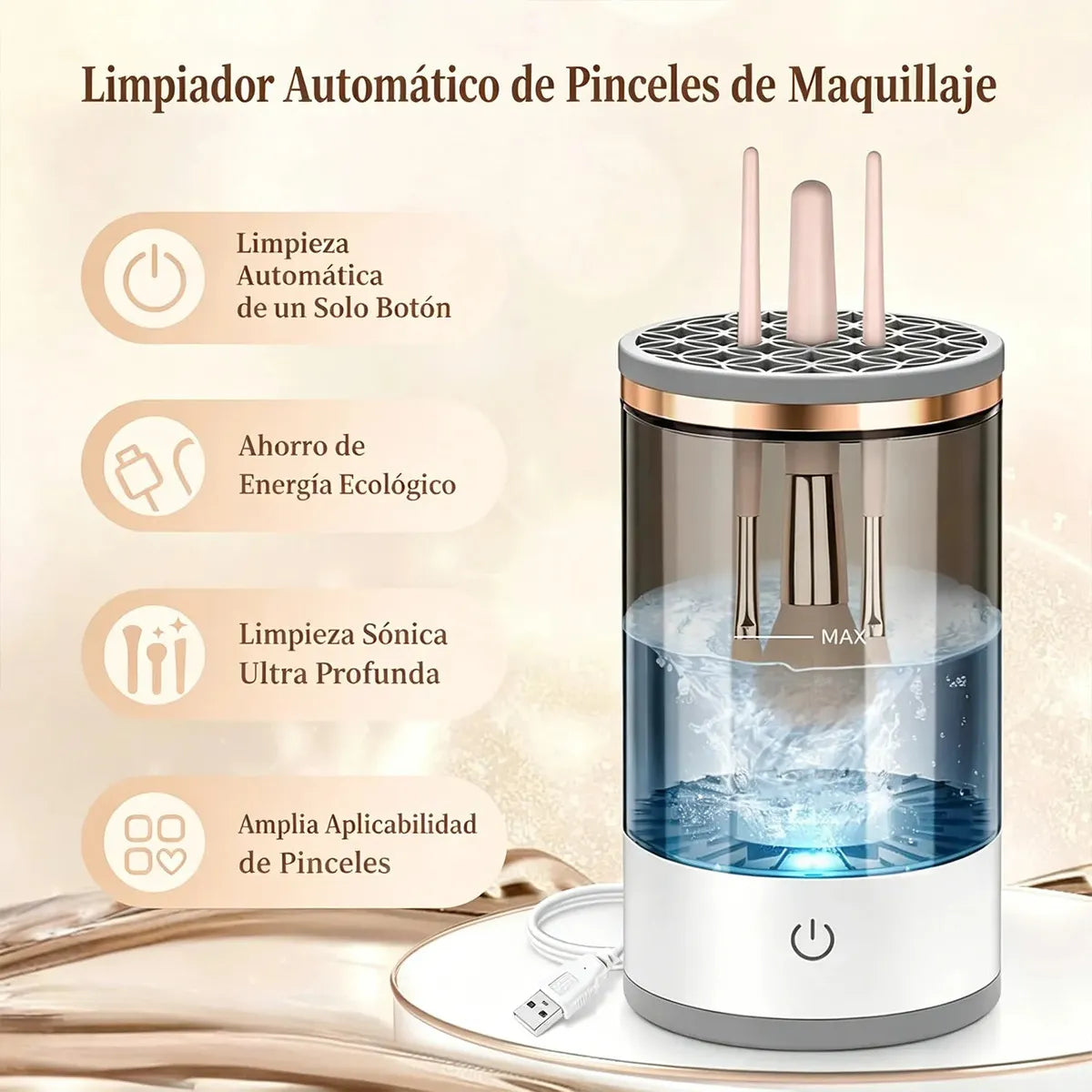BrushPure®-"Brochas impecables en minutos."