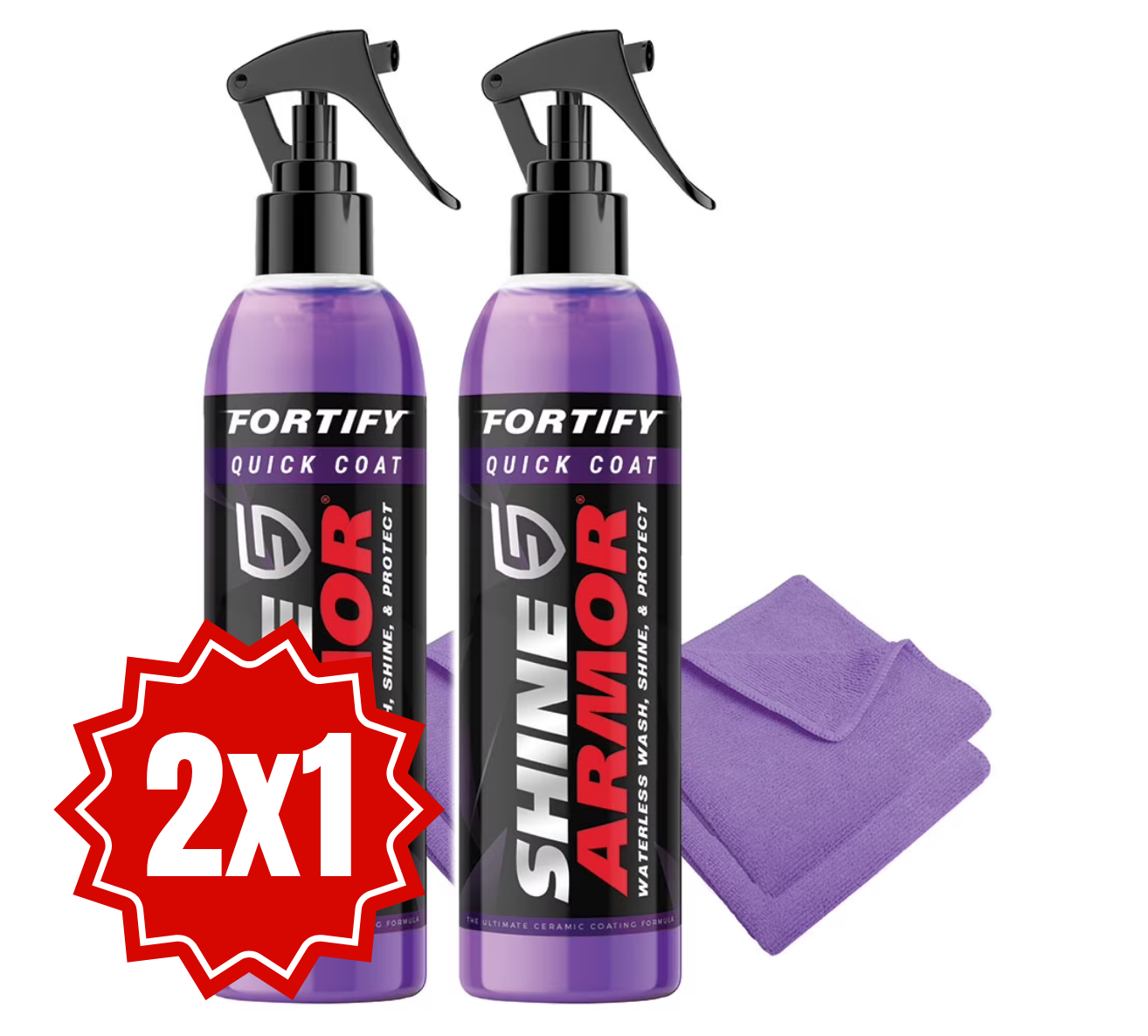 (2x1)ShineArmor®-Brillo que protege.