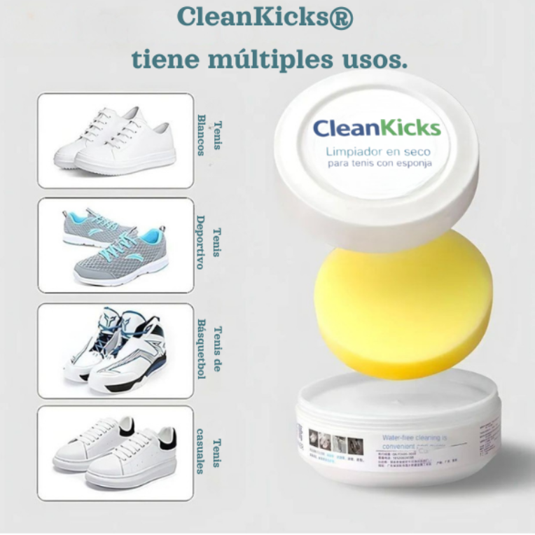 CleanKicks® – (3x1)Impecables desde el primer paso. Limpieza que se nota.