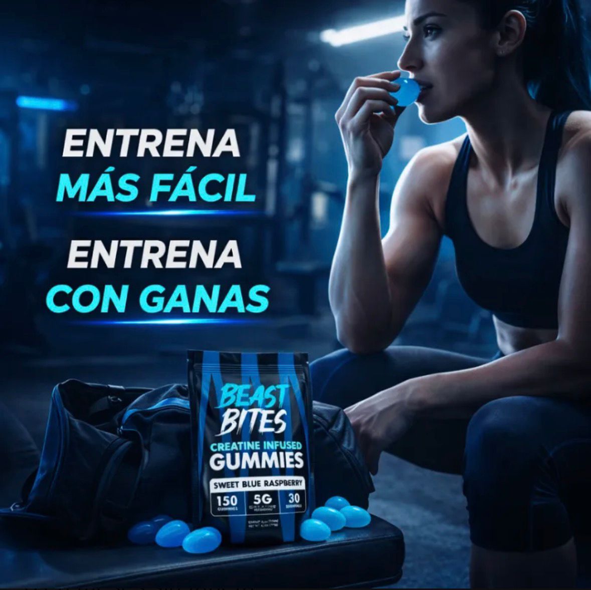 BeastBitesCreatine®-Rinde más, entrena mejor.