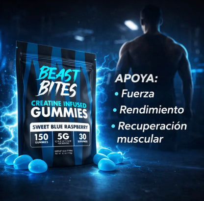 BeastBitesCreatine®-Rinde más, entrena mejor.