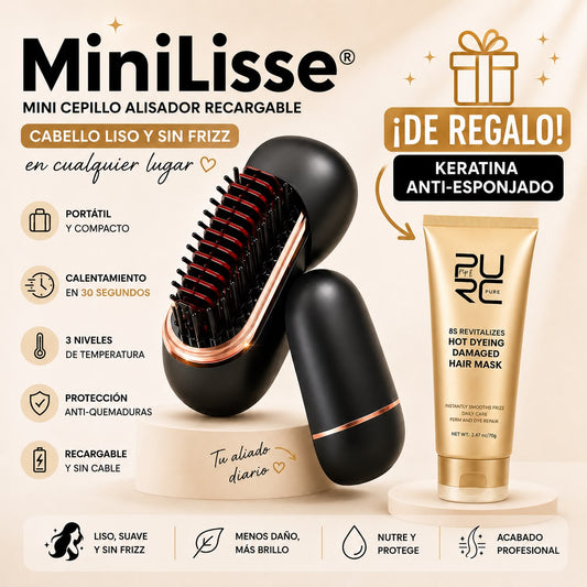 MiniLisse®-Alisado instantáneo en cualquier momento.