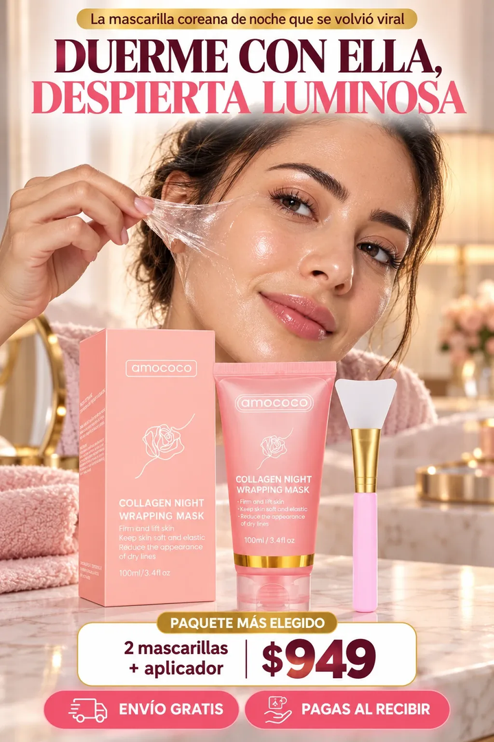 Mascarilla de Noche Amococo con colágeno