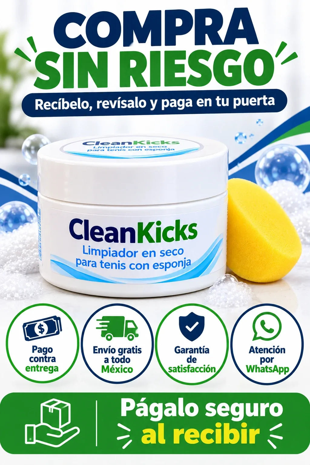 Compra sin riesgo: recíbelo, revísalo y paga en tu puerta
